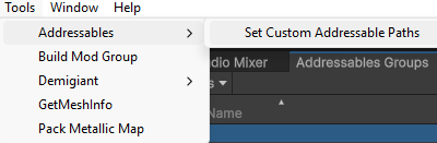 Set Custom Paths